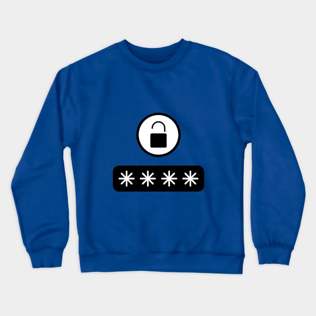 Autenticar Contraseña Crewneck Sweatshirt by MaykolMechan